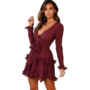 Halfisland Womens Pleated Dress